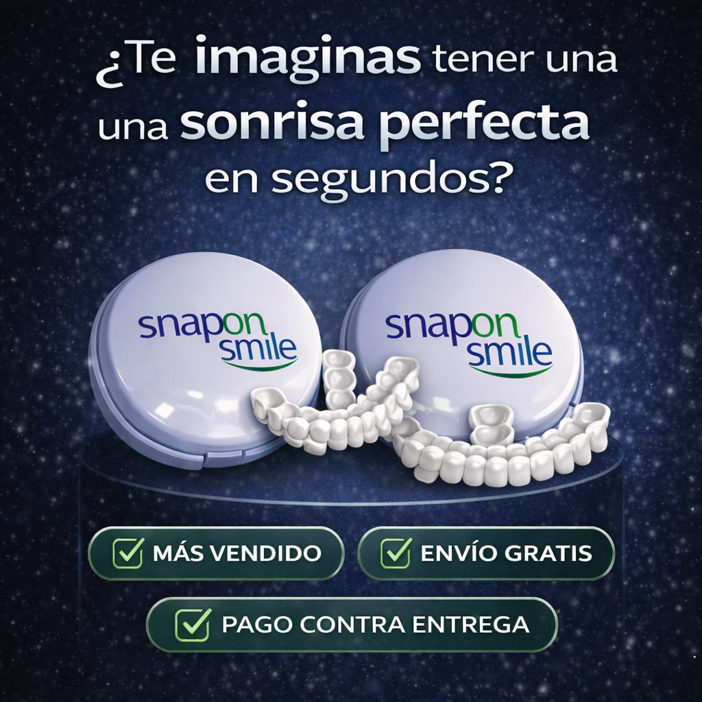 Snap On Smile™ | Sonrisa Perfecta al Instante Sin Tratamientos Costosos