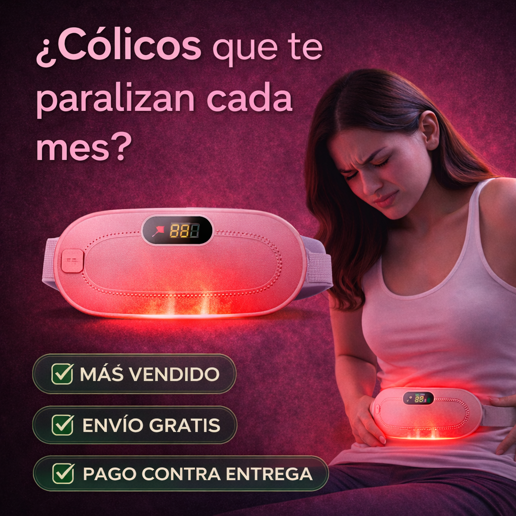 Cinturón Térmico Inteligente™ | Alivio Inmediato para Cólicos y Dolor Lumbar