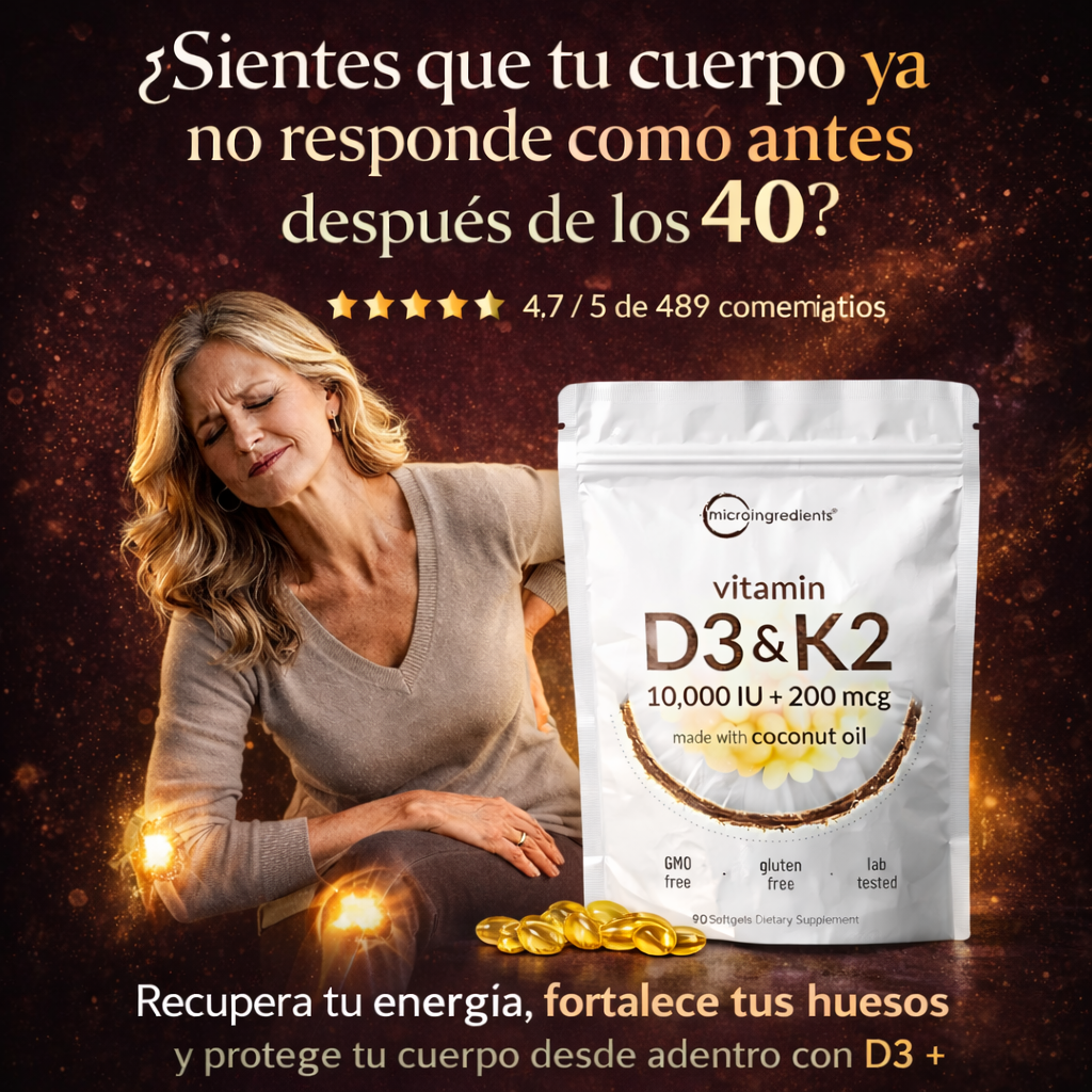 Vitamin D3 & K2™ – Fuerza Ósea Total